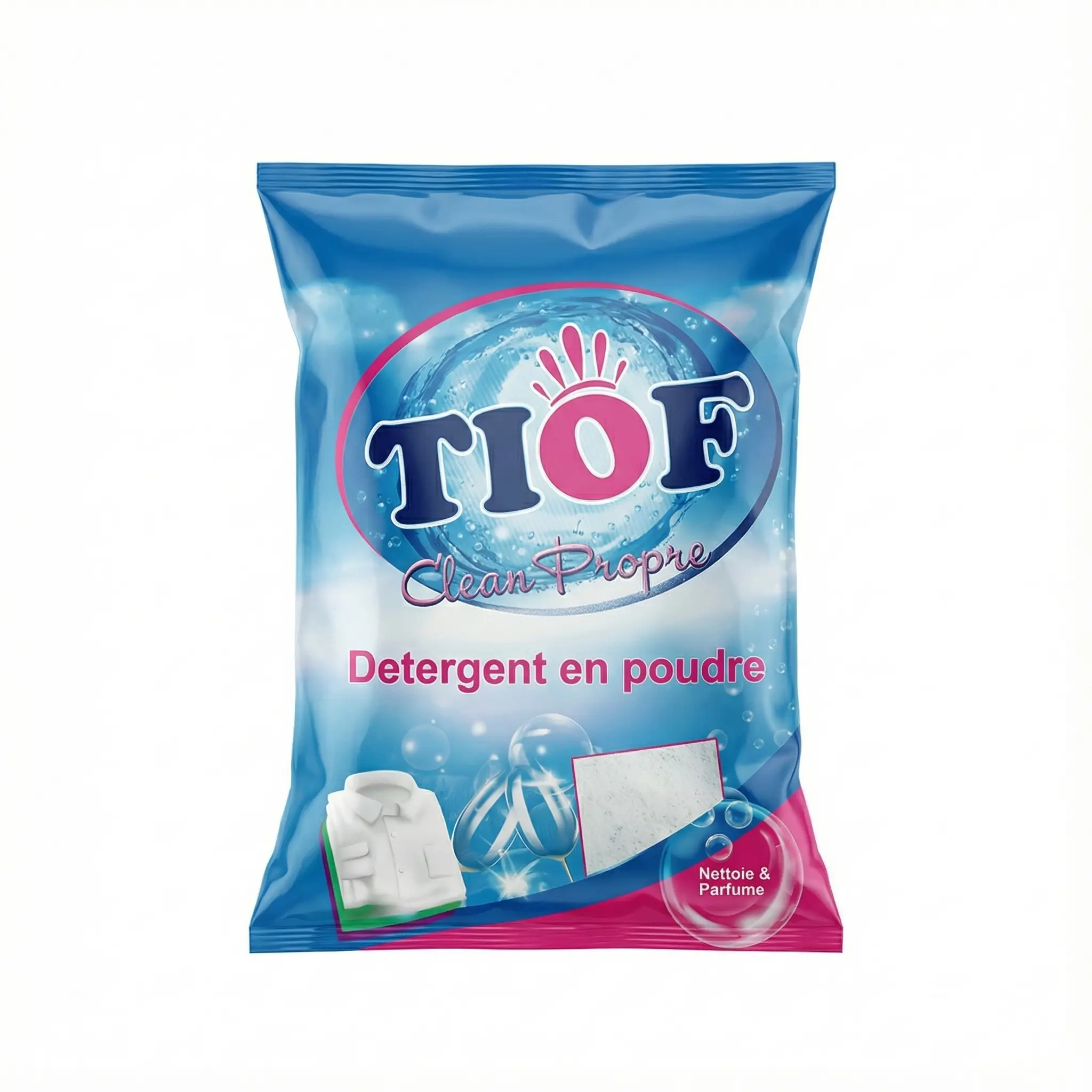 détergent TIOF Cameroun sachet 25g pour linge